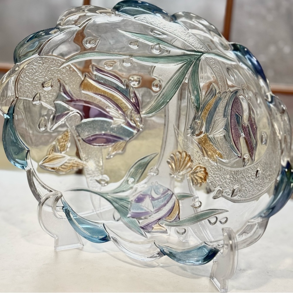 2  Vtg Mikasa Studio Nova Savoir Vivre Key Largo Tropical Fish Oval Bowls Rare - Picture 9 of 16